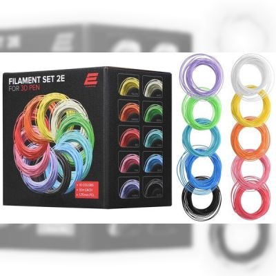 Набор нитей 2E для 3D ручки 1,75 мм PCL (10 цв. *10м) (2E-L-BH010)