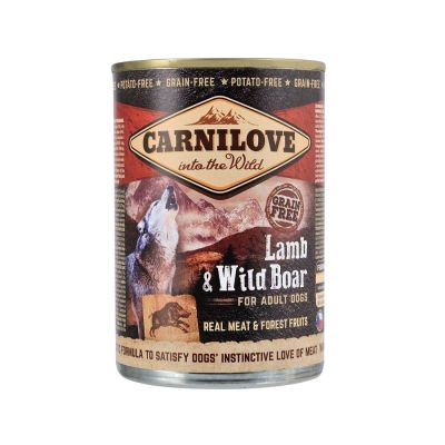 Вологий корм для собак Carnilove Lamb & Wild Boar 400 г (ягня та кабан)