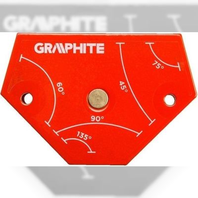 Магнитный сварочный угольник VERTO GRAPHITE 56H904