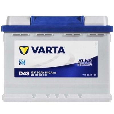 Автомобильный аккумулятор Varta 60Ah-12v BD (D43), L+, EN540 (523796)
