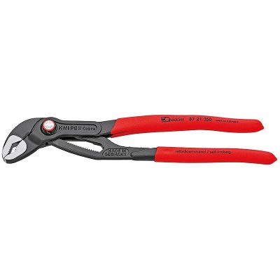 Сантехнічні кліщі Knipex Cobra QuickSet з автоспуском (87 21 250)