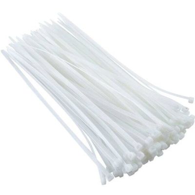 Хомут-стяжка Top Tools, полупрозрачные, 2.5x200 мм, пластик, 100 шт.