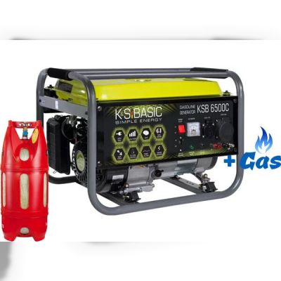 Двопаливний генератор Konner&Sohnen BASIC KSB 6500C ГАЗ-БЕНЗИН