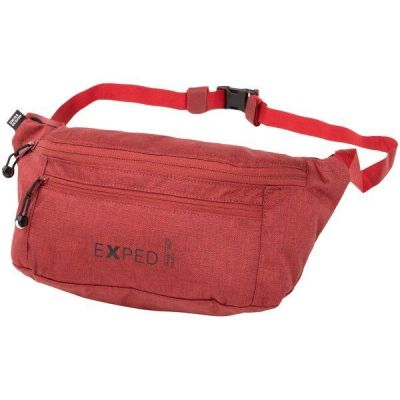 Поясная сумка Exped Travel Belt Pouch burgundy melange - бордовый