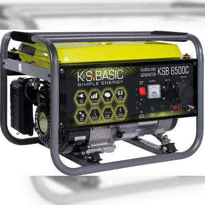 Генератор бензиновий Konner&Sohnen BASIC KSB 6500C
