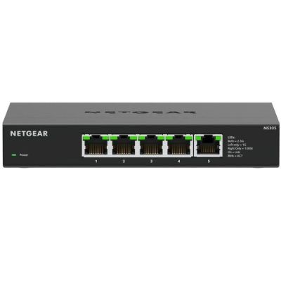 Коммутатор NETGEAR MS305, 5x2,5GE, неуправляемый