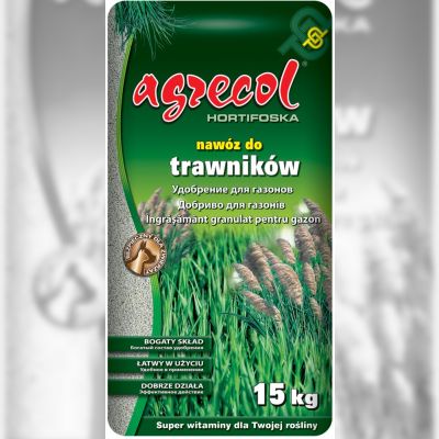 Добриво для газонів Agrecol 15-5-10, 15 кг (635)