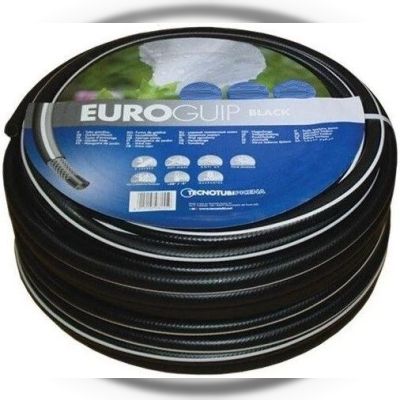 Шланг садовий TECNOTUBI Euro GUIP BLACK 25 м (EGB 3/4 25)