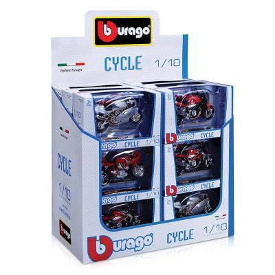 Модель мотоцикла Bburago 1:18 в асортименті (18-51030)