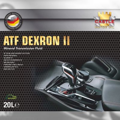 Трансмісійна олива CASTLE ATF DEXTRON II, 20 л (63520)