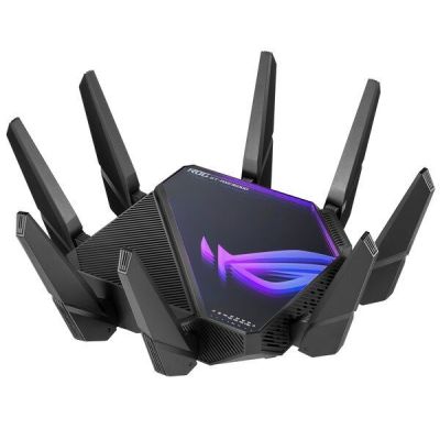 Маршрутизатор ASUS AXE16000 Wi-Fi 6E 4xGE LAN 1x2.5GE WAN 2x10GE LAN/WAN 1xUSB3.2 1xUSB2.0 MU-MIMO OFDMA MESH gaming