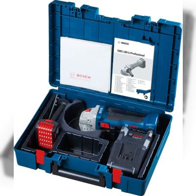 Акумуляторна кутова шліфувальна машина Bosch GWS 180-Li (06019H9025)