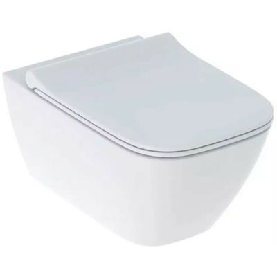 Унітаз підвісний Geberit Smyle Square з сидінням Soft Close (500.685.01.1)