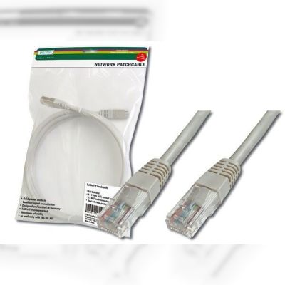 Кабель Патч-корд Digitus AWG 26/7 серый 1м