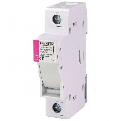 Держатель предохранителей ETI, EFH 10 1P 25A 1000V DC, GREEN PROTECT