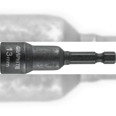 Головка торцевая GRAPHITE, ударная с магнитом, 13 мм (56H553)