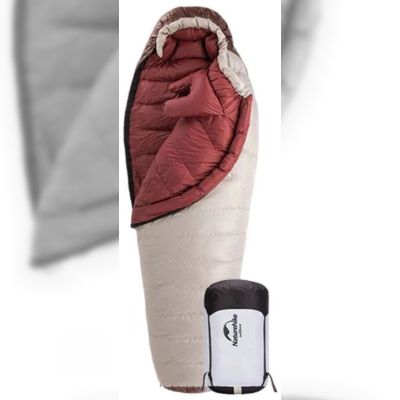 Спальний мішок Naturehike Snowbird NH20YD001, M (коричневий) (6927595762134)