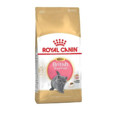 Сухий корм для кошенят породи британська короткошерста Royal Canin Kitten British Shorthair 400 г (домашня птиця)