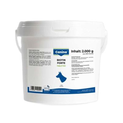 Вітаміни для собак Canina «Biotin Forte» 600 таблеток, 2 кг (для шкіри та шерсті)