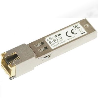 SFP-модуль MikroTik RJ45 SFP 10/100/1000M copper module (S-RJ01)