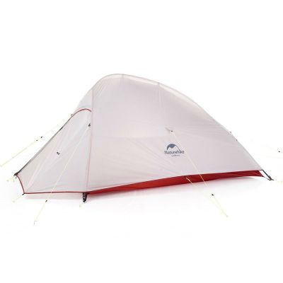 Намет Naturehike Cloud UP II (2-місний) 20D silicone New version + footprint NH17T001-T light grey / red (6927595724668)