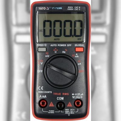 Мультиметр Yato True RMS LCD 9999 (YT-73089)