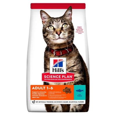 Сухий корм для котів Hill's Science Plan Adult 1-6 10 кг - тунець