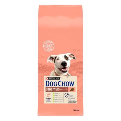 Сухий корм для дорослих собак із чутливим травленням Dog Chow Sensetive 14 кг (лосось)