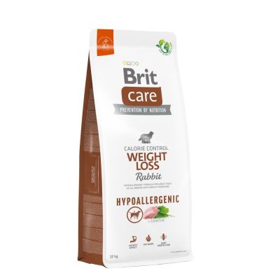 Сухий корм для собак із зайвою вагою Brit Care Dog Hypoallergenic Weight Loss| (кролик) 12 кг