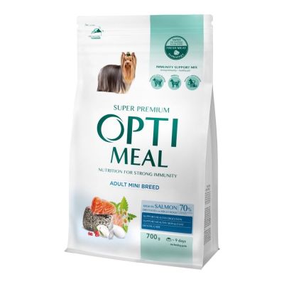 Сухий корм для собак Optimeal Adult Mini Breed 700 г - лосось