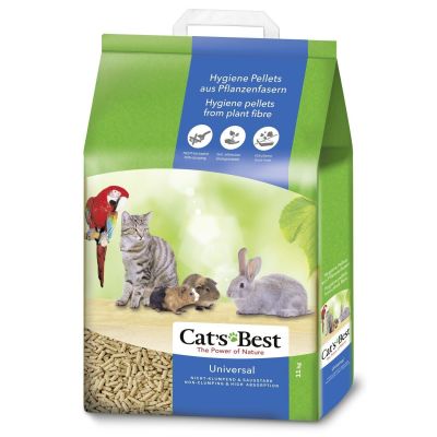 Гігієнічний наповнювач Cat's Best «Universal» 20 л / 11 кг (деревинний) - rds