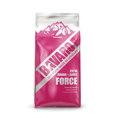 Сухий корм для собак Bavaro Junior + Adult Force 28/16 18 кг - домашня птиця