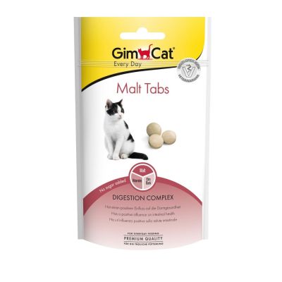 Ласощі для котів GimCat Every Day Malt Tabs 40 г (для виведення шерсті)