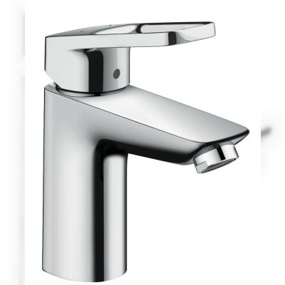 Змішувач для раковини Hansgrohe Logis Loop 100 одноважільний, зі зливним гарнітуром, хром (71151000)