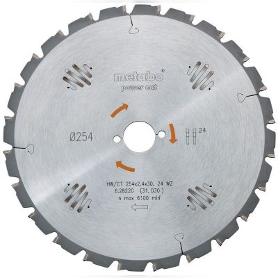 Пильний диск Metabo 230х2,6x30мм, НМ, WZ = 24 (628011000)