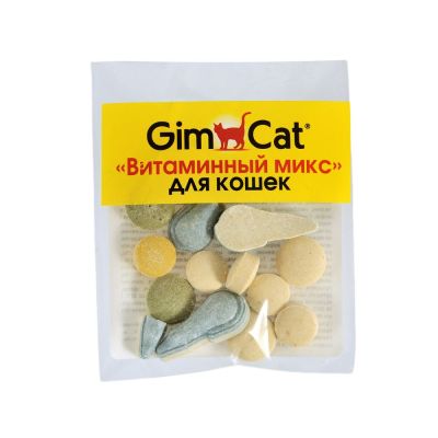 Ласощі для котів GimCat Вітамінний мікс 12 г (мультивітамін)