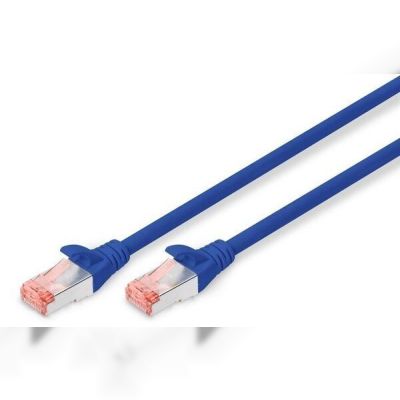 Патч-корд DIGITUS CAT 6 S-FTP, 10м, AWG 27/7, LSZH, синий