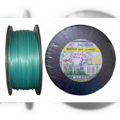 Волосінь для тріммера Virok 2.4 мм, 400 м. Зірка (10V004)