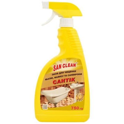 San Clean сантик для сантехники 750г распылитель