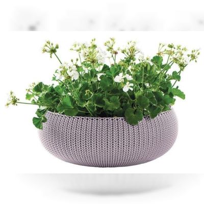 Горщик для рослин Keter COZIES L, бузковий (7290106929654)