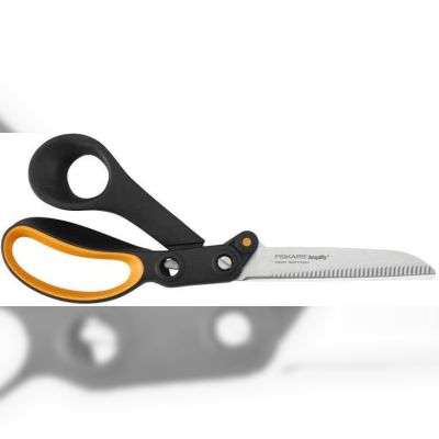 Ножиці для важкої роботи з зазубреним лезом Fiskars 24 см (1020223)