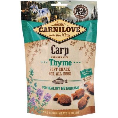 Лакомство для собак Carnilove Semi Moist карп, тимьян , 200г