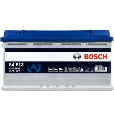 Автомобильный аккумулятор Bosch 95Ah-12v EFB (S4E13), R+, EN850 (52371308436) (0092S4E130)