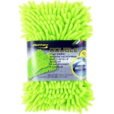 Губка BOTTARI микрофибра + шенилл 20x12x3см Double (32275-IS)