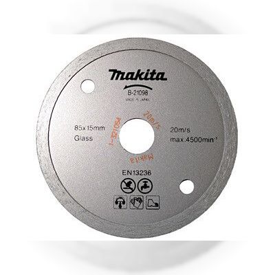 Алмазний диск Makita по керамічній плитці та склу 85х15х1.8 (B-21098)