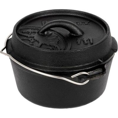 Котел-жаровня чугунная Petromax Dutch Oven ft1 плоское дно 0,9 л