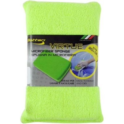 Губка BOTTARI из микрофибры 20x12x3см Virtue (32114-IS)