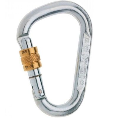 Карабин Edelrid Steel HMS Screw Silver