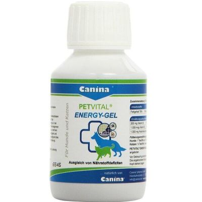 Жидкость для быстрого восстановления кошек и собак Canina Petvital Energy-Gel 100 мл