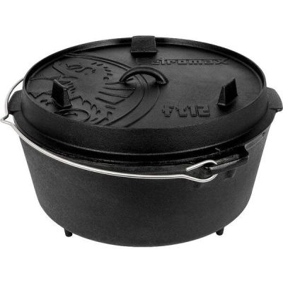Котел-жаровня чугунная Petromax Dutch Oven ft12 на ножках 10,8 л
